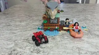 LEGO Jurassic World T. rex River Escape Review (Set 76975)