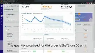Daily supply planner tasks using Vekia