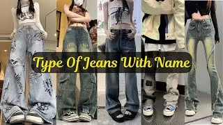 10 Trendy Jeans for Girls 2025 | Stylish Denim Fashion ideas👖#girlsjeans #trending #fashion