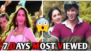 Past 7 Days Most Viewed Songs | Bollywood Songs | Hindi Songs |