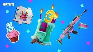 How to Get FREE BIRTHDAY CHALLENGE REWARDS in Fortnite! (Fortnite 3rd Birthday Event Rewards)