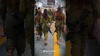 🇮🇱 with the strong presence of Israeli soldiers and police. Real life in Israel.