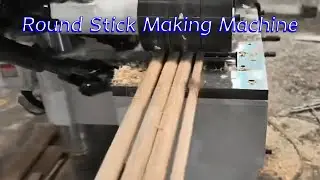 Multiple Round Stick Wood Rod Making Machine