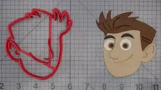 Wild Kratts &ndash; Chris Head 266-H290 Cookie Cutter Set