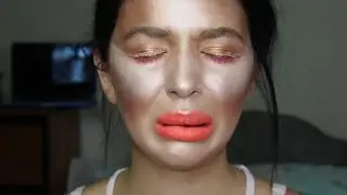 WHAT REGRET LOOKS LIKE : FULL FACE HIGHLIGHTER CHALLENGE.