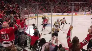 Brandon Saad Hattrick Goal 2017-2018 Season Opener