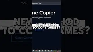 NEW METHOD COPY  ROBLOX GAME | #Roblox #SAB