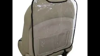 Leader Accessories Universal Clear PVC Car Seat Back Protector Car Seat Kick Mats for Car, SUV,Truck