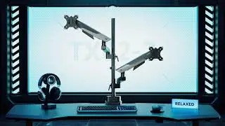 Humanex TX02 dual monitor arm CG