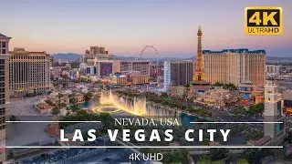 Las Vegas, Nevada, USA | Las Vegas 4K Night Drone Footage | #LasVegas #4KVideo #DroneFootage