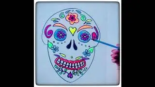 Reverse Sugar Skulls Tutorial