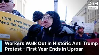 Trump&rsquo;s 1st Anniversary Sparks CHAOS in DC &ndash; Thousands Walk Out Against Policies | DRM News | AC1F