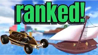All Water Vehicles Ranked! | Roblox Jailbreak