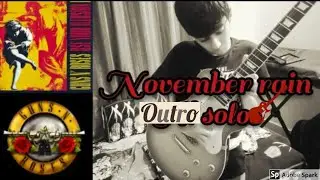 November Rain (Guns n Roses) Outro solo cover by kid Akshin.  #novemberrain #slash #solocover
