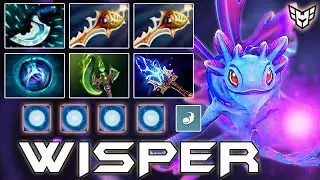 Wisper&rsquo;s Godlike Puck Mid &ndash; DOUBLE DIVINE RAPIER Insane Damage! | Dota 2 Pro Mid Gameplay!