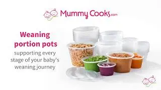 Mummy Cooks Weaning Portion Pots 4-12 mths