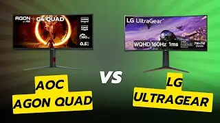 AOC AGON QUAD vs LG UltraGear qual ultrawide 34 é melhor Melhor Monitor Gamer Curvo