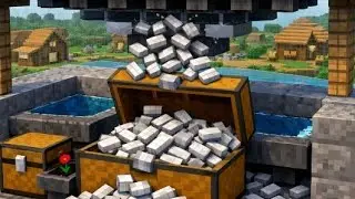 Minecraft unlimited iron farm#video#viral