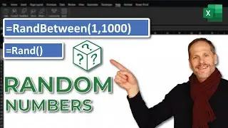 Excel Random Number Generator  - Rand & RandBetween