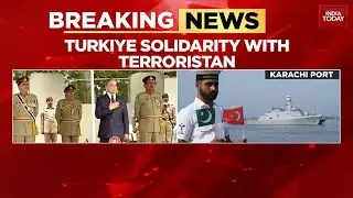Turkey Shows Solidarity With Pakistan: Turkish Naval Ship Docks At Karachi Port | Pahalgam Attack