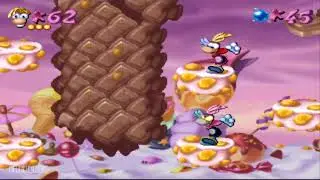 Rayman: World 6: Candy Ch&acirc;teau: Nivel 1: Mr Dark's Dare Pt-2 (PSX) Gameplay