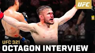 Интервью с Натаниэлем Вудом в октагоне | UFC 321