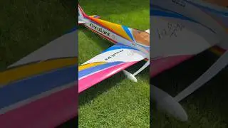 Classic OxaLys ready for maiden flight #radiocontrol #aerobatics #kyosho