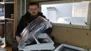 Carbest 40 x 40 style skylight - Installation, testing and review for a van