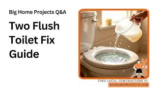 Two Flush Check Warm-Water Bucket Toilet Technique