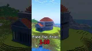 Build The Pantheon 🏛️ #minecraft #rome #minecraftbuilding