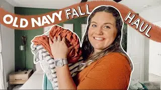 TRY ON CLOTHING HAUL: Old Navy, Fall 2021 (midsize) || huntermerck