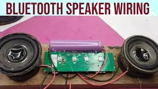Bluetooth speaker wire connection