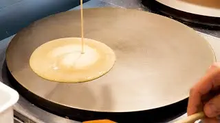 🐣濃厚たまごのカスタードクレープ🐣北海道産/純正生クリーム増量😍[dessert crepes]Hokkaido fresh cream & custard crepe