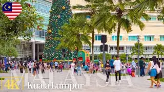 4K Xmas Walking in Kuala Lumpur Malaysia | KLCC Park | Christmas 2022 🇲🇾