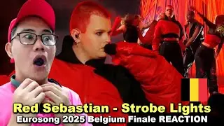 Red Sebastian — Strobe Lights - Eurosong 2025 Belgium Finale REACTION