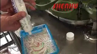 SHENHU HTGF-160 high speed Double two 2 three 3 color toothpaste tube filling sealing machine