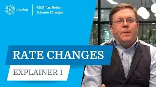 R&D Tax relief scheme changes 1 - Rate changes