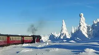 Harzer Schmalspurbahnen HSB Stoomtrein 11.01.2026 #brockenbahn&nbsp; #dampflok #trainspotting #brocken