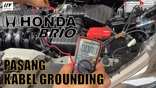 HONDA BRIO PASANG KABEL GROUNDING