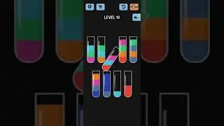 Water Color Sort Level 19 Walkthrough Solution iOS/Android