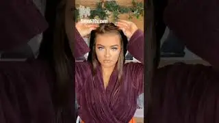 How I put on my U part Wig #wig #gluelesswig