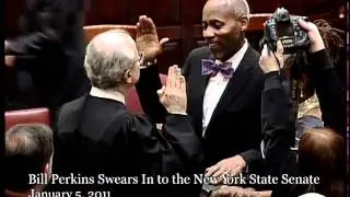 Senator Bill Perkins gets Sworn-In to the 30th Senatorial District - January 5, 2011