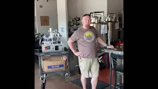 Canning Beer Microcanner Atomic at Cadillac Straits Brewing