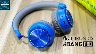 Zebronics Zeb-Bang Pro Bluetooth Headphone Unboxing & Review |  30H Battery Life, at Rs. 1,199.