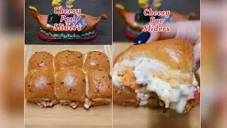 Cheesy Pav Sliders in wok | कढ़ाई में बनाऐं पाव स्लाइडर  #nooven #youtube #video