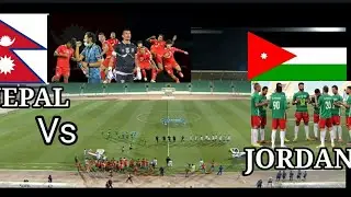 Nepal Vs  jordan football match//Highlights world cup qualify game 2022 //abdulla  almutairi stidum