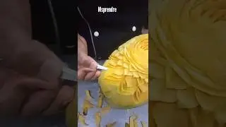 pumpkin carving flowers, How to make  beautiful pumpkin flower happy new year #vegetables #carving