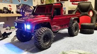 TRAXXAS TRX-4 REBOOT (phase 1) Body Mod / LEDs (brakes & blinkers)