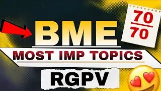 📚 BME (Basic Mechanical Engineering) &ndash; MOST IMPORTANT TOPICS 😍 for RGPV Students 🔥