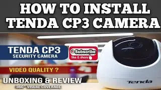 How to Connect tenda cp3 cp7 camera with mobile wifi